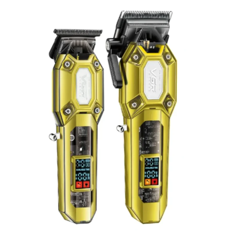 Profesionalni frizerski set za sisanje kose i brade bezicna masinica + bezicni trimer VGR V-600 & VGR V-900